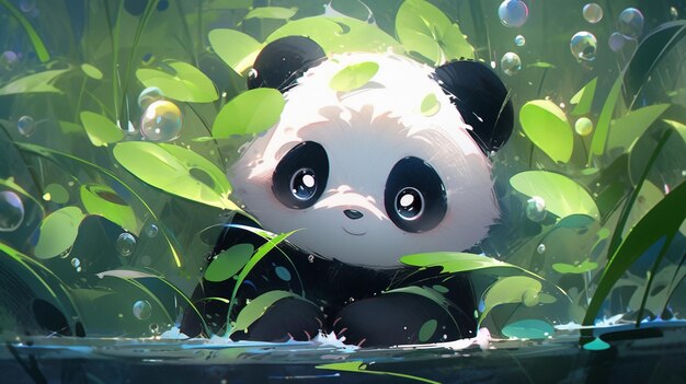 Página 6  Fotos Panda Desenhos Animados Chuva Melancia, 67.000+