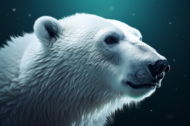 Urso polar branco Gerar Ai