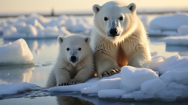 urso polar no Ártico urso polar