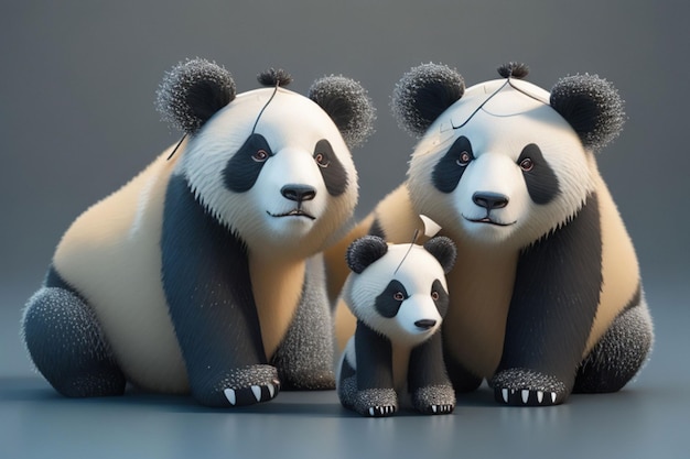 ursos pandas