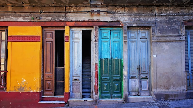 Uruguay Stadtstraßen in der Innenstadt und im historischen Zentrum von Montevideo