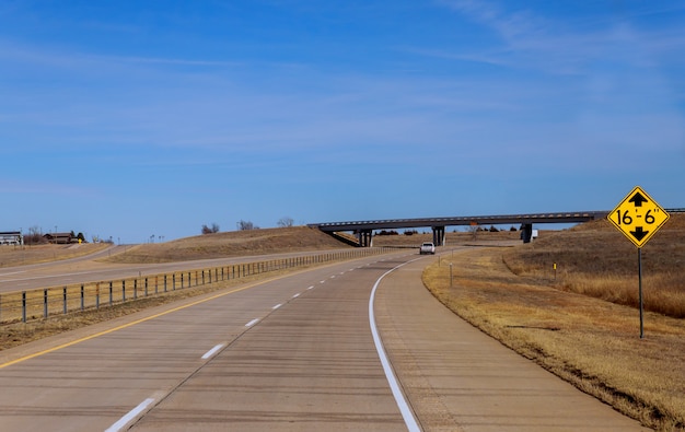 US Highway mit Anweisungen zum Panorama