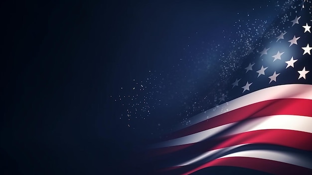 USA 4. Juli Hintergrund Generative ai