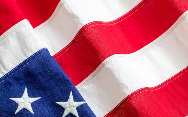 Foto usa-flagge us of america zeichen symbol hintergrund nahaufnahme
