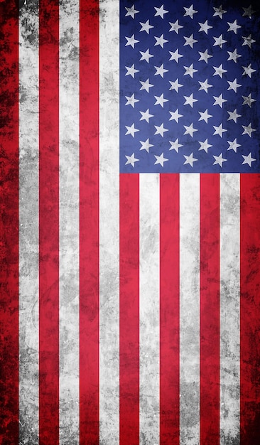 USA-Flagge Vektor-Grunge-Design