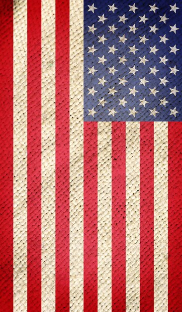 USA-Flagge Vektor-Grunge-Design