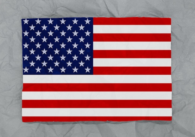 USA-Flagge Vektor-Grunge-Design