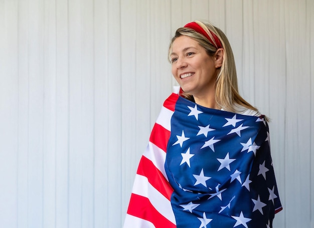 USA-Flagge Welle der amerikanischen Flagge aus nächster Nähe zum Memorial Day oder 4. Juli