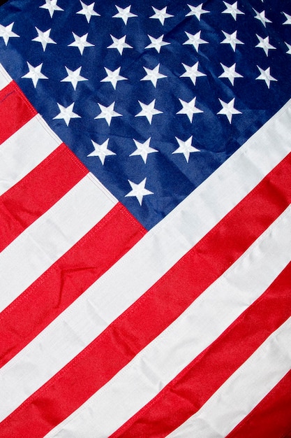 USA-Flaggen-Sternenbanner-Detail