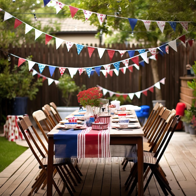 USA Picknick Tag der Arbeit