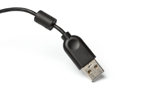 USB-Kabelstecker isoliert