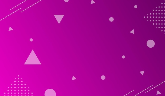 Uso del diseño de fondo abstracto de gradiente púrpura para la promoción y presentación de carteles de plantillas de banners