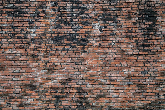 Uso de fondos de textura de pared de ladrillo marrón antiguo para diseño