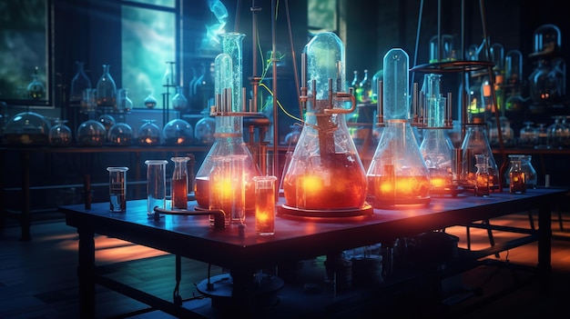 Uso de laboratorios químicos