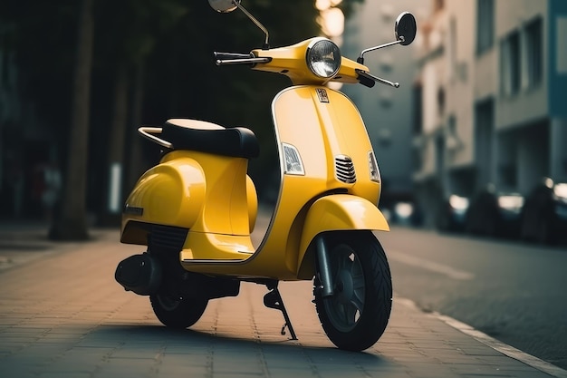 Uso del scooter como medio de transporte en la calle