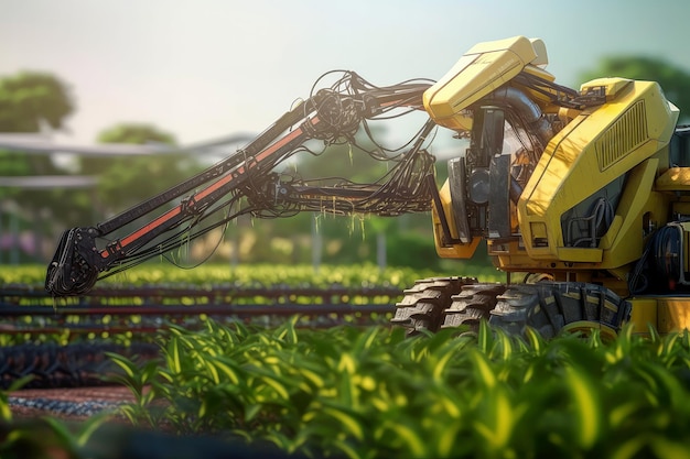 Uso de tecnologías modernas en la agricultura.