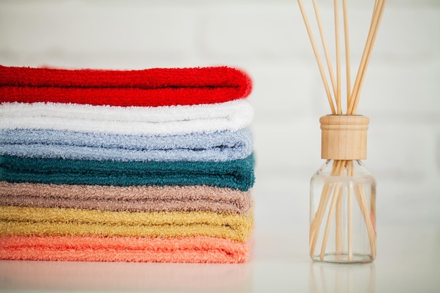 Uso de toallas de algodón de color Spa en toalla de baño Spa