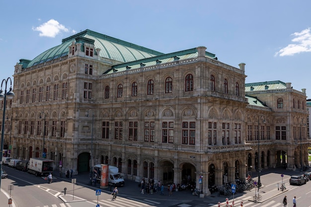 Áustria Viena 13 de junho de 2023 Edifício da Ópera Estadual de Viena