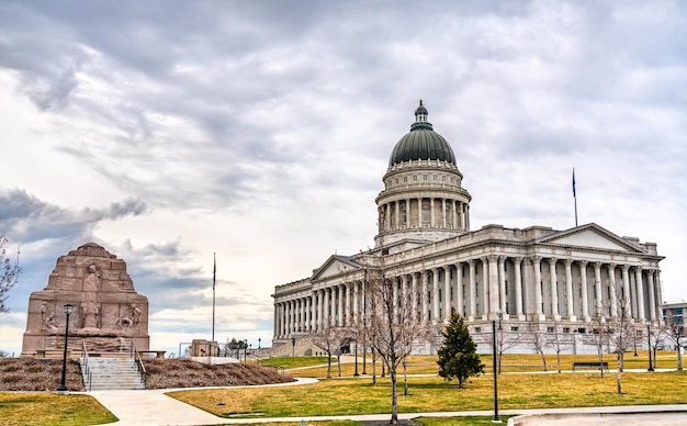 Foto utah state capitol building in salt lake city in den vereinigten staaten