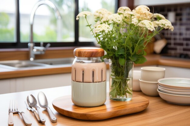 utensilio de condimento en la mesa cocina publicidad profesional fotografía de alimentos