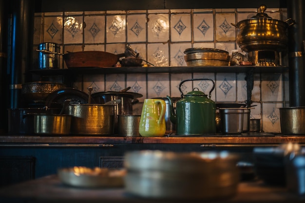 Utensilios de cocina en el hogar