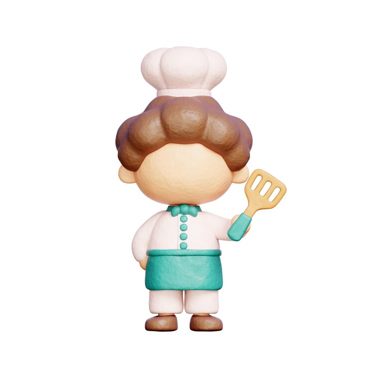 Foto utensílios de cozinha de cozinha e elementos de cozimento renderização 3d