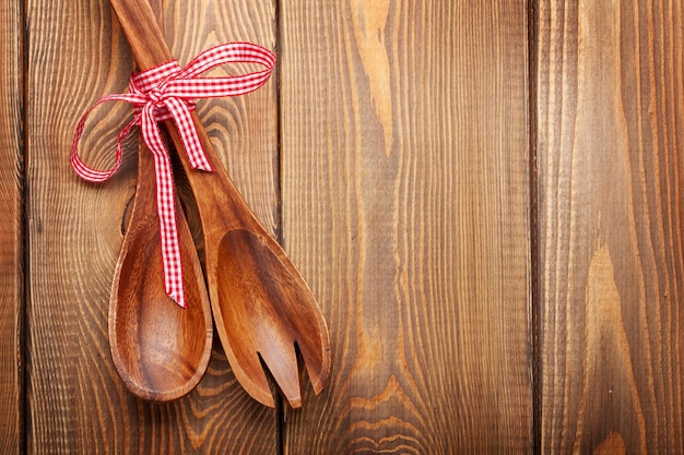 Utensílios de cozinha de madeira