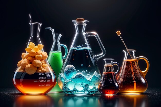 Utensílios de equipamentos de pesquisa científica de laboratório utensílios de frasco de copo de laboratório químico