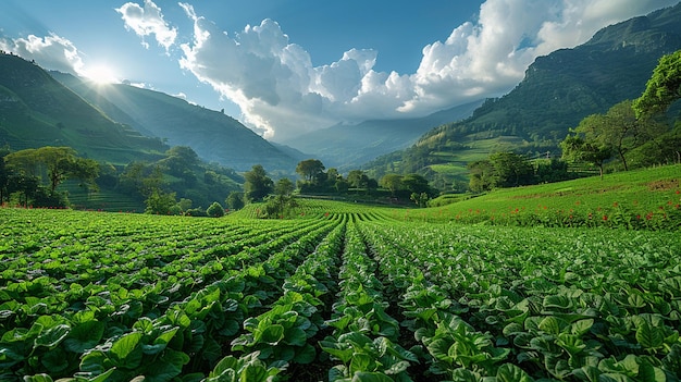 Utilización del papel tapiz de la diversidad agroecológica