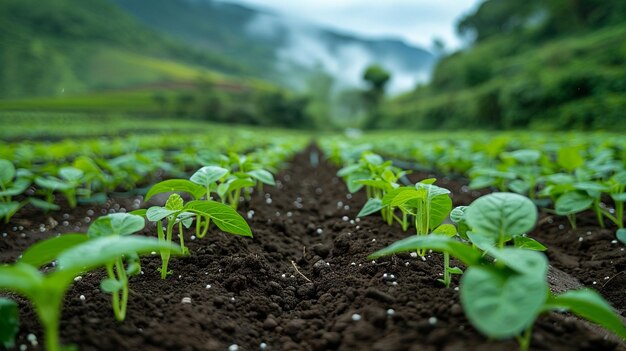 Foto utilización del papel tapiz de la innovación agroecológica