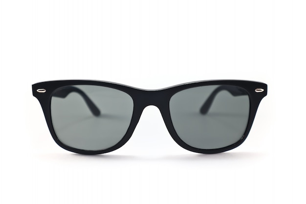 UV-Schutzbrille in Kreisform und dunkler Glasfarbe