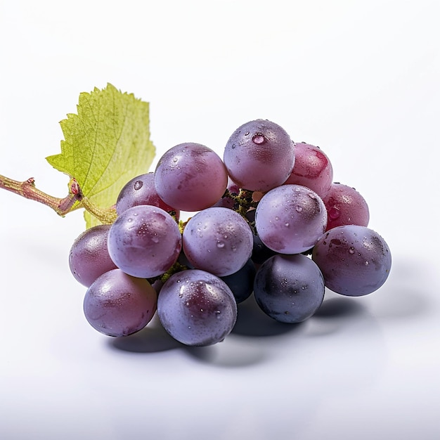 uva fruta comida aislado uvas racimo fresco rojo blanco sano vino maduro baya negro