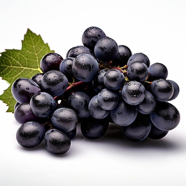 uva fruta comida isolado cacho de uvas fresco vermelho branco saudável vinho maduro berry preto