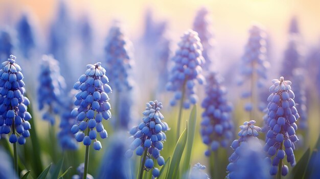 Foto uva hyacinth muscari armeniacum