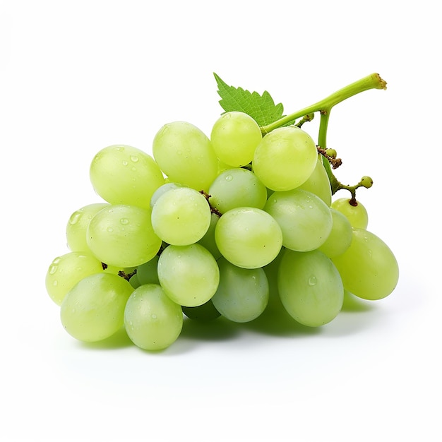 Uvas de alta resolução em fundo branco