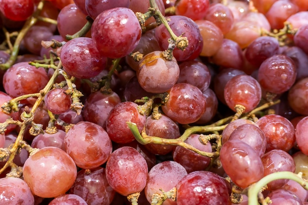 Uvas de frutas frescas