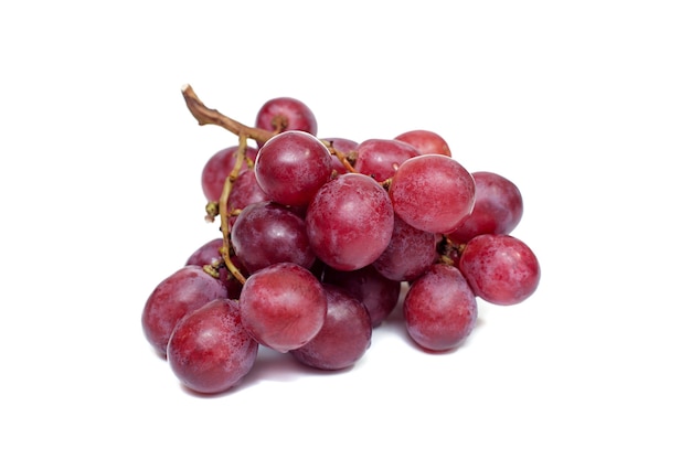 Uvas em um Branco