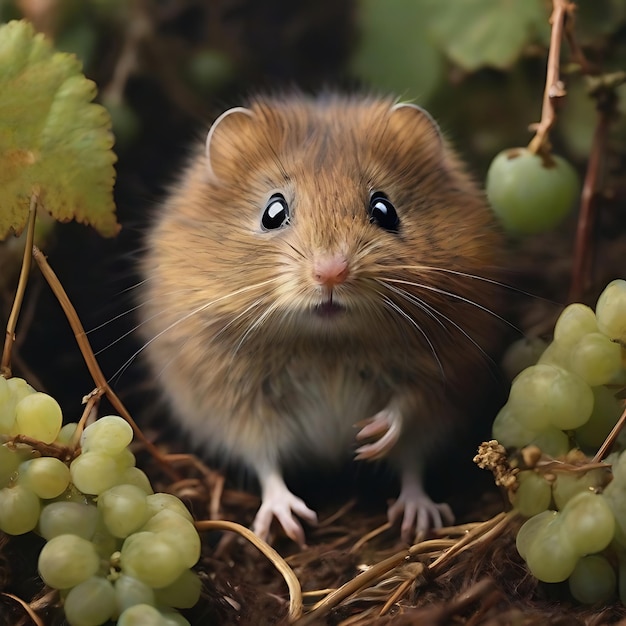 uvas gordas de longe AI