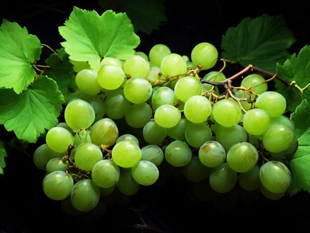 las uvas hermosas