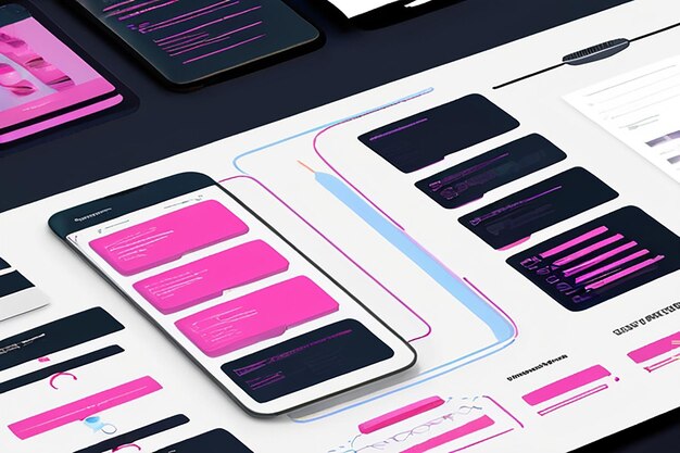 UX-Flowchart Entwicklung von Anwendungen Prototyp-Design Benutzererfahrung Konzept