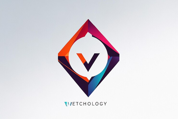 Foto v diseño abstracto de la tecnología del logotipo