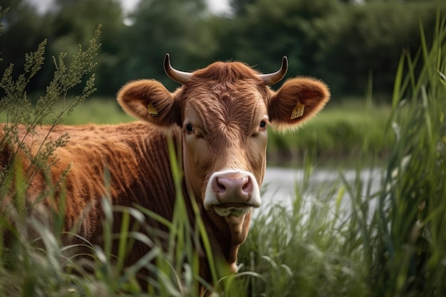 VACA en Groningen Winsum Países Bajos A pie por la IA generativa de Pieterpad