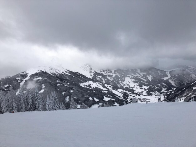 Foto vacaciones de invierno en austria.