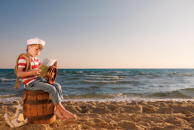 Vacaciones de verano y concepto de viaje.