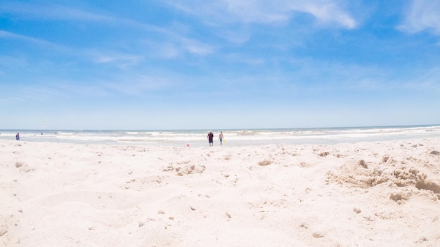 Vacaciones de verano en la playa de Carolina del Sur.