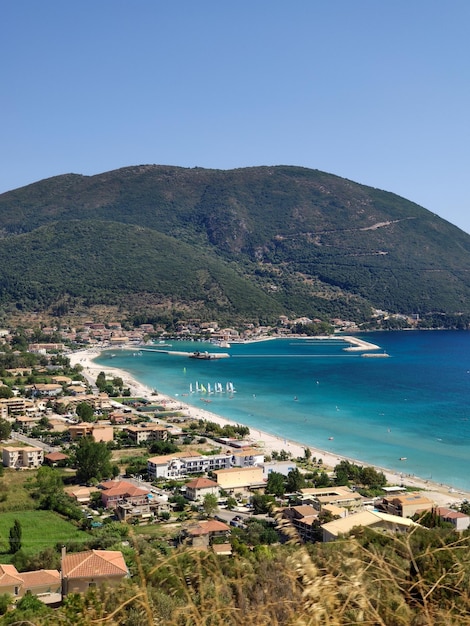 Vacaciones de verano en las playas de la isla de Lefkada