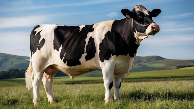 Vacas de Holstein de pie