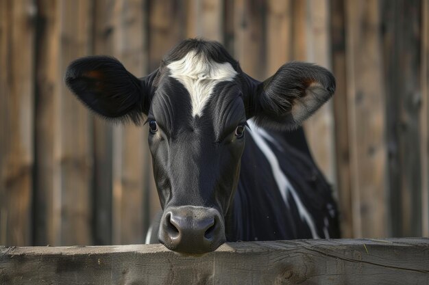 vacas na indústria láctea agrícola