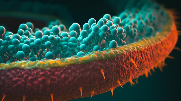 Vacina de mRNA de nanopartículas lipídicas um tipo de vacina usada contra Covid19 e influenza