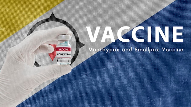 Foto vacinar a varíola dos macacos e a varíola dos macacos vacinação contra o vírus pandêmico na holanda caribenha